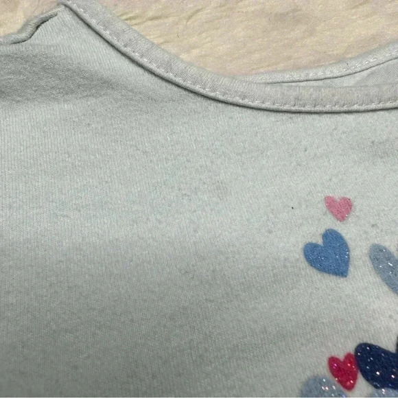 Kids Headquarters T-Shirt White /Hearts Size 3T - Picture 9 of 16